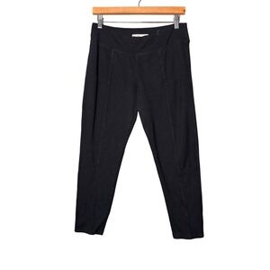 Mudd Womens Leggings L Black FLX Stretch 24/7 Back Pockets Athleisure